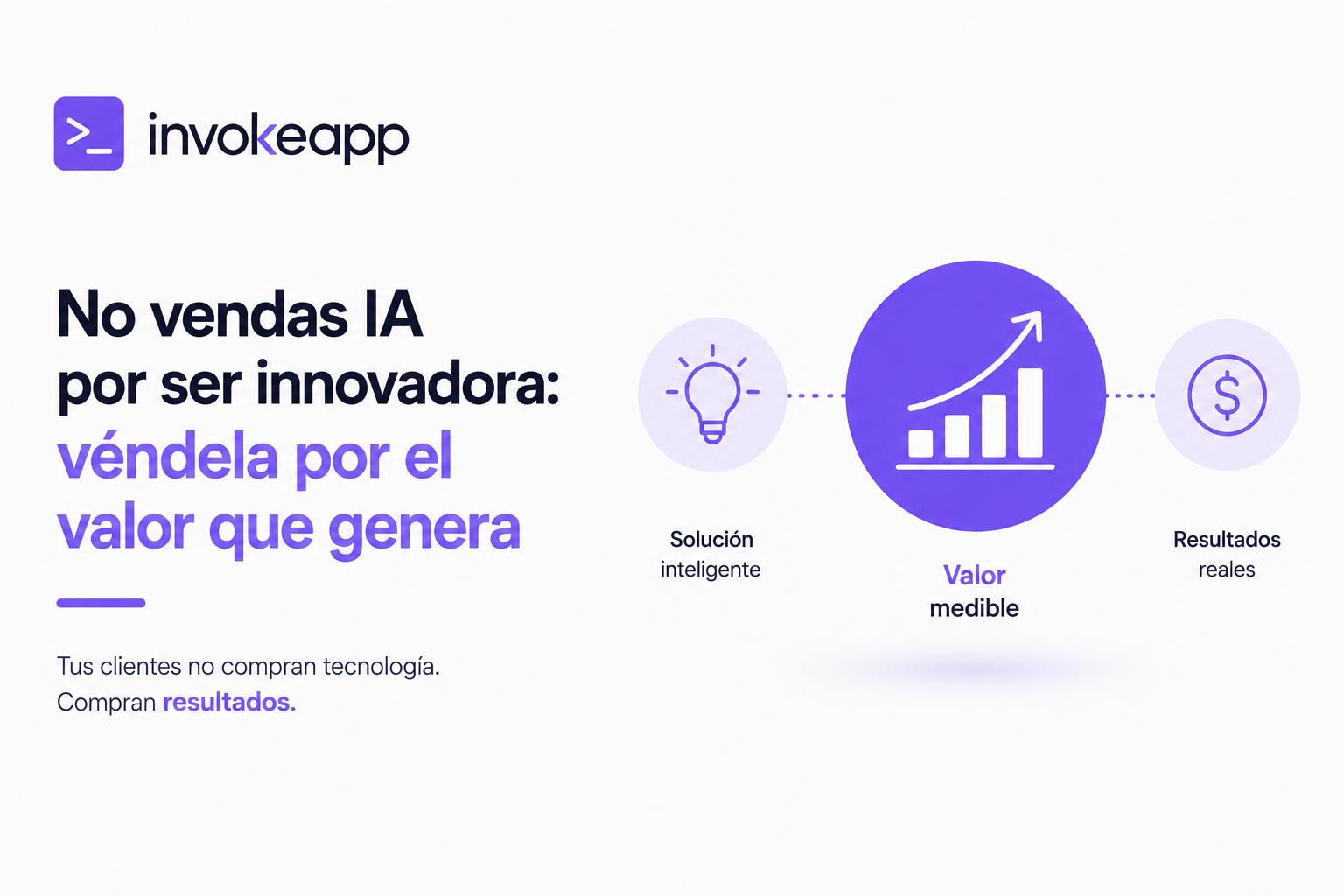 No vendas IA por ser innovadora: véndela por el valor que genera  Resumen